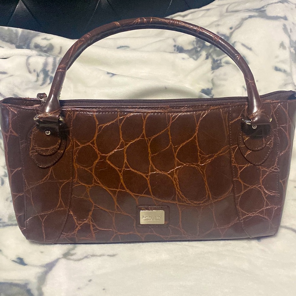 Lanvin brown leather handbag